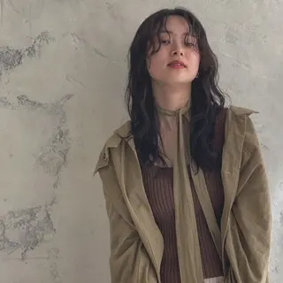 ロング カラー ヘアアレンジ putri店長 和田鈴采のヘアスタイル