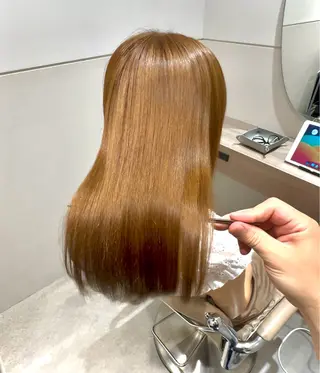 ロング 奇跡のストレートヘア ✨人生を変える美髪へのヘアスタイル