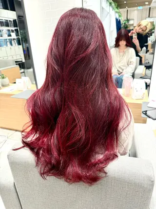 ロング カラー stair:case 武蔵小杉所属・髪質改善/ハイトーン 特化🧡‬‪田中颯士のヘアスタイル
