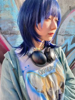 ミディアム カラー 7Bridge所属・ハッシュカット 小西貫太のヘアスタイル