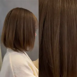 ミディアム カラー ラフィスヘアードープ所属・👑髪質改善wカラー /ハイトーン/アユカのヘアスタイル