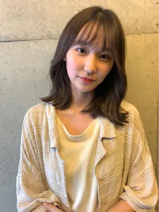 ミディアム カラー ♡ma ki♡のヘアスタイル