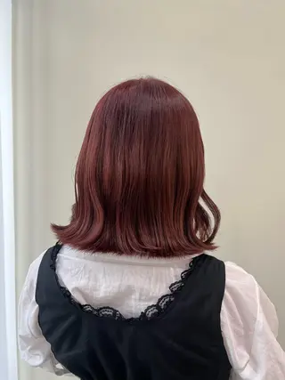 ミディアム カラー uni/haruhi ☀️透明感カラーのヘアスタイル