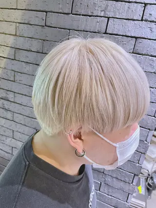 ミディアム カラー メンズ EMANON新宿南口所属・🦄中性ウルフ ☁️Shiori🦄のヘアスタイル