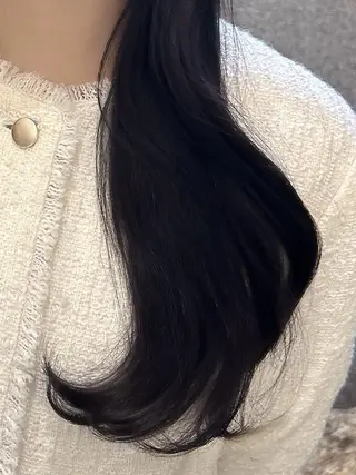 ロング カラー 🇰🇷韓国スタイル /束間まつげ🎀ミキのヘアスタイル