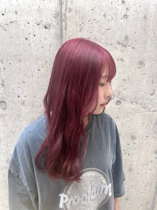 カラー SOYONなんば所属・難波/ハイトーン特化 🎀MIU🎀のヘアスタイル