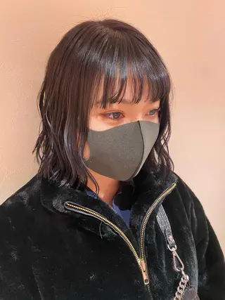 ミディアム カラー masa/ボブ特化/ ぷつっとボブのヘアスタイル