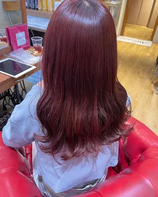 ミディアム カラー アティリー 西梅田のヘアスタイル