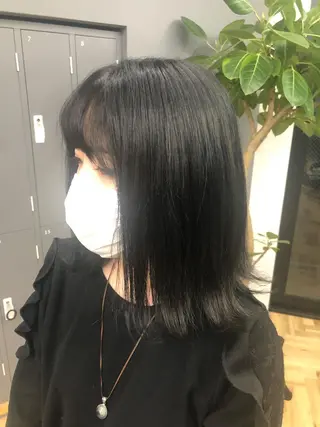 ミディアム カラー GIEN 末吉 海斗のヘアスタイル