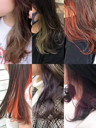 セミロング カラー 松田 卓也のヘアスタイル