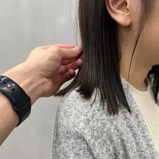 ショート カラー 🌱小顔魅せカット 透明感カラー/泉綺のヘアスタイル