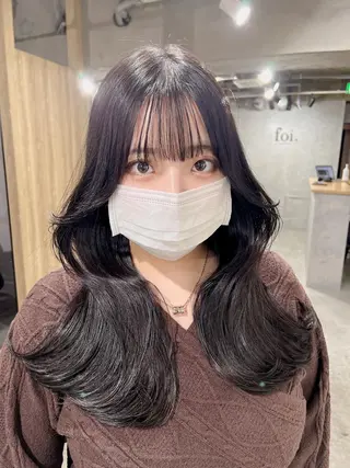 ロング カラー 韓国レイヤー/ 顔周り💕田中将吾のヘアスタイル