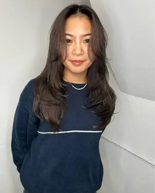 ロング カラー land所属・透明感カラー/レイヤ ー🌙Honokaのヘアスタイル