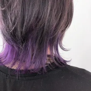 ショート カラー ヘアアレンジ AHNKISM AHNKISMのヘアスタイル