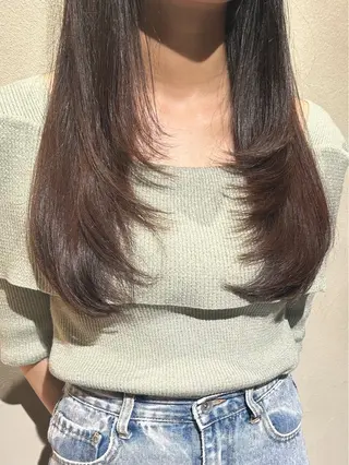 ロング 鈴木 心々麦のヘアスタイル