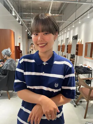 ショート 加藤 悠真のヘアスタイル