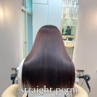 ロング パーマ ✨縮毛矯正　韓国ヘア レイヤー✨大濱快斗のヘアスタイル