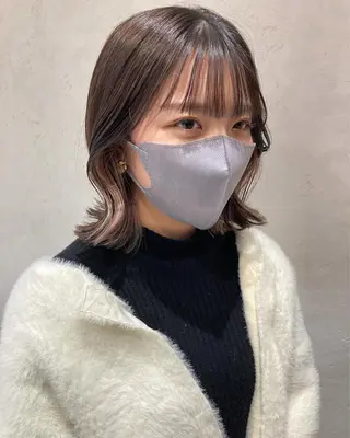 ショート カラー nono/パーマ /顔まわりカット🐈のヘアスタイル