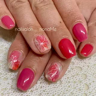 ネイル nonaMe 森のネイルデザイン