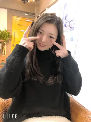 プルエクステ/潤艶 最強矯正/西野入のヘアスタイル