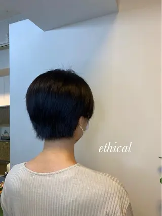 ショート カラー 【エシカル】 HOSOMIのヘアスタイル