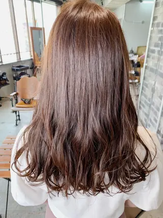 ロング カラー パーマ 代表 中島貴志のヘアスタイル