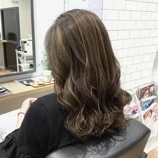 ロング カラー 原山 直人のヘアスタイル