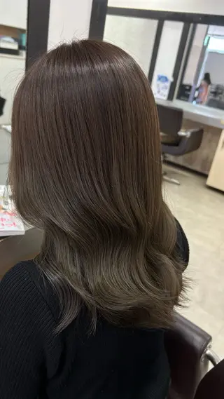 ミディアム ❄️艶カラー/レイヤ ー/ボブ/mao❄️のヘアスタイル