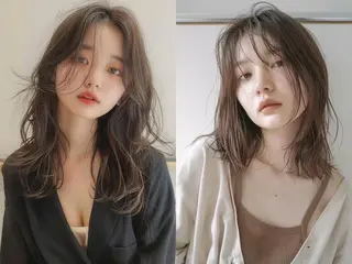 セミロング 🌜 Lulu 🌛 公式/大通のヘアスタイル