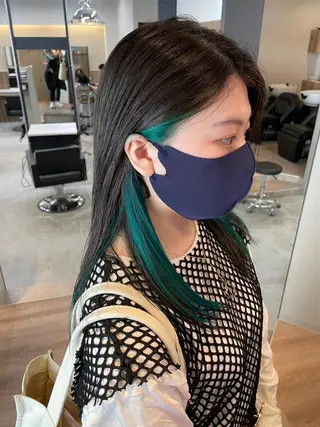 ロング カラー 福永速人 /メンズパーマのヘアスタイル