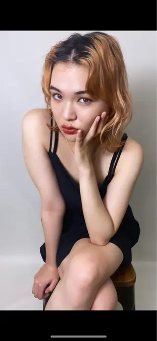 ミディアム Trip　大名　【トリップ】所属・透明感color🩵 MAYUKAのヘアスタイル