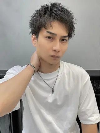 ショート 艶カラー/フェイス レイヤー/たむのヘアスタイル