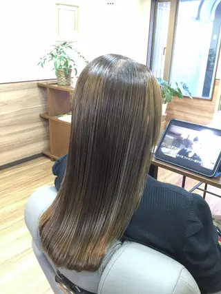 ロング カラー Annon プライベートサロンのヘアスタイル