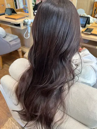 セミロング カラー 暖色カラー/似合わせ カット/名古屋/辻のヘアスタイル