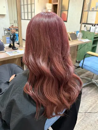 ロング カラー Liberte所属・🍒暖色🍒髪質 改善_yura🐰のヘアスタイル