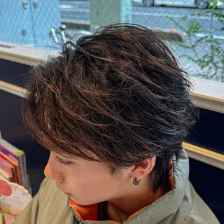 パーマ メンズ 吉田 新平のヘアスタイル