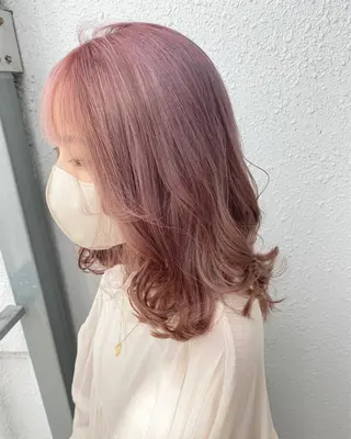 セミロング カラー 後藤紗英/髪質改善 /オリーブベージュのヘアスタイル