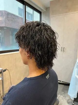 ショート パーマ ヘアアレンジ メンズ メンズ特化/カラー/ パーマ/ケイシンのヘアスタイル