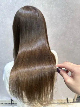 ロング 🔸縮毛矯正/髪質 改善カラー石崎🔸のヘアスタイル