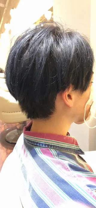 ショート カラー メンズ CoCooN satoshiのヘアスタイル