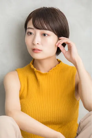 ショート カラー 巻けるケア縮毛矯正✨ ケアカラー✨山下のヘアスタイル