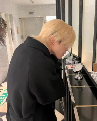 ショート カラー メンズ メンズパーマ/ブリー チ/motokiのヘアスタイル