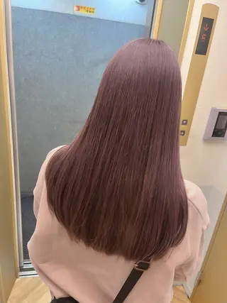 ロング 透明感カラー│ レイヤーヘア中居美樹のヘアスタイル