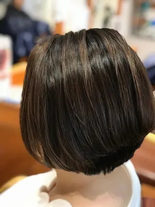 ミディアム カラー 代表　清水稔也 オージュアソムリエのヘアスタイル