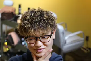 ショート パーマ メンズ メンズカット/パーマ 福島区SOSOのヘアスタイル