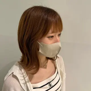ミディアム 冨田 貴大のヘアスタイル