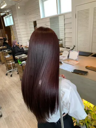 ロング 渡邉 真夕のヘアスタイル