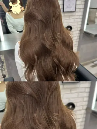 ロング カラー 艶カラー♡クール トレンドヘア♡アユミのヘアスタイル