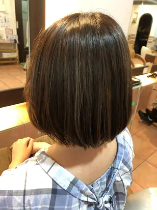 ミディアム カラー 💙あかみね 💙(mine)のヘアスタイル