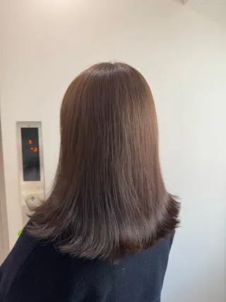 ミディアム アオイ/透明感カラー レイヤー🌙のヘアスタイル